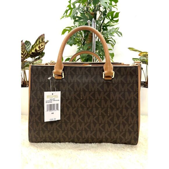 🔥🍀NWT! | Mickael Kors KELLEN Satchel Handbag Msrp:$378.00 - Picture 3 of 8